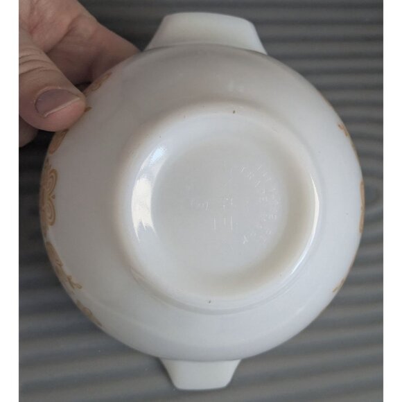 Pyrex Butterfly Gold Cinderella glass Bowl 441 1-1/5 PT coffee Mug D handle - Picture 3 of 16